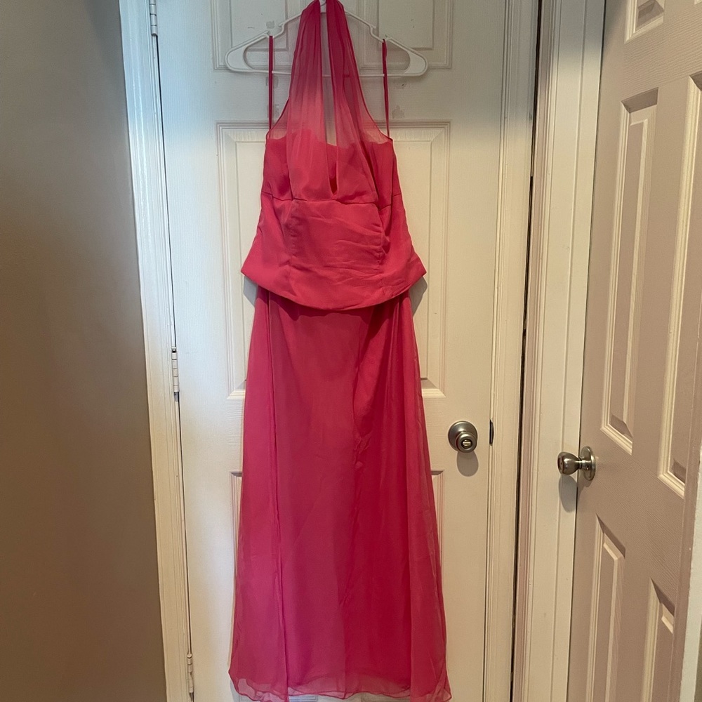 Pink formal gown